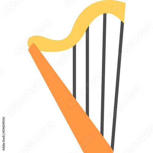 Harp Vector Icon