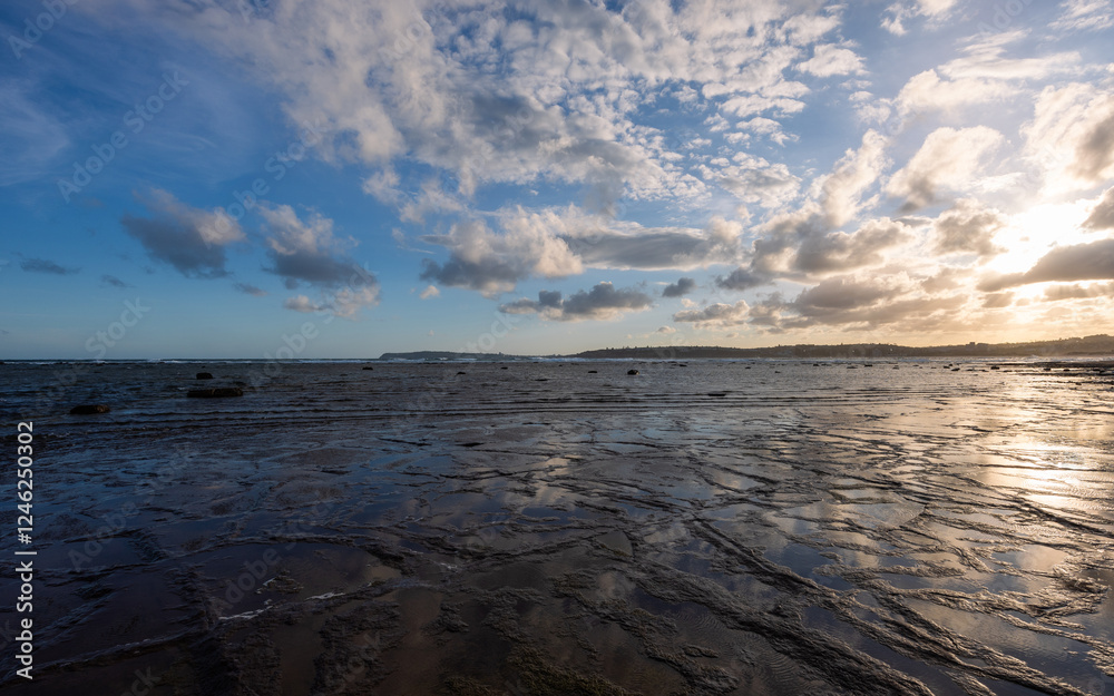 Beautiful rocky shore of Long Reef, Sydney, Australia. Beautiful rocky shore of Long Reef, Sydney, Australia.