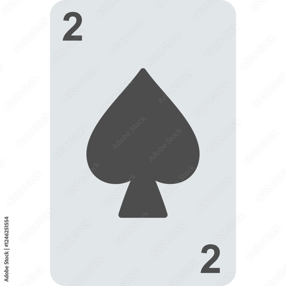 Spades Card Vector Icon Spades Card Vector Icon