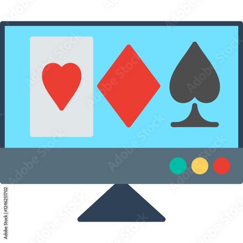 Online Gambling Vector Icon