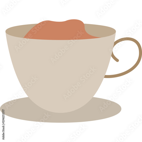 Creamy Coffee Vector Icon