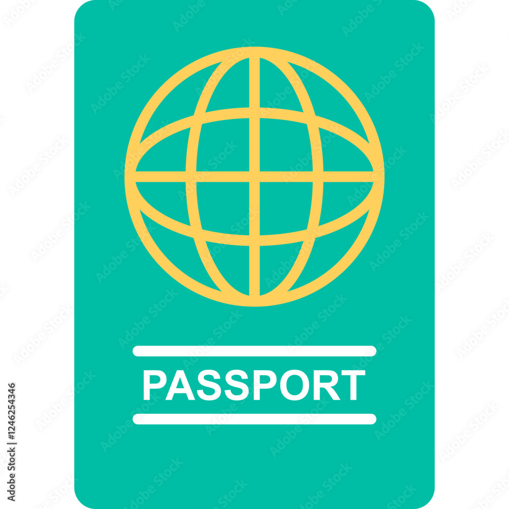 Passport Vector Icon Passport Vector Icon