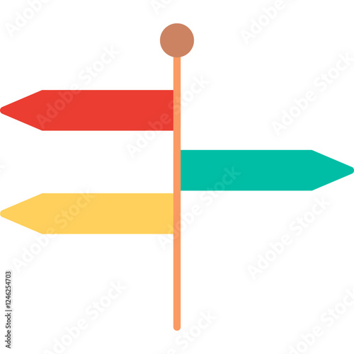 Directions Vector Icon