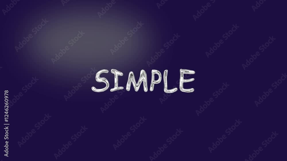 simple text animation.
