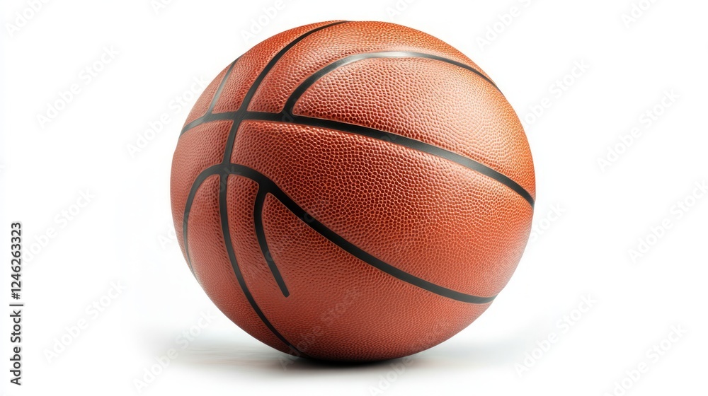 Classic orange basketball ball isolated on white background. Classic orange basketball ball isolated on white background.