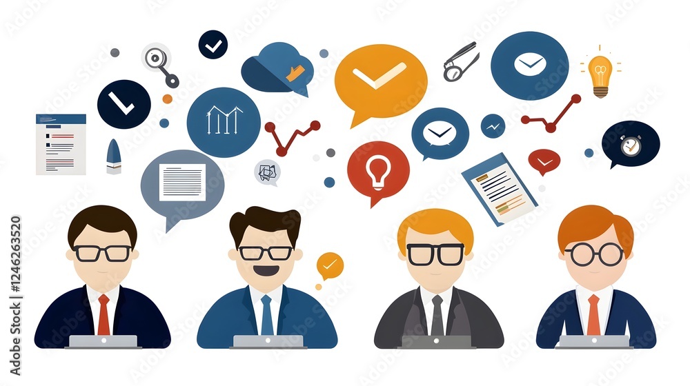 Conceptual Icon Design Illustrating the Idea Strategic Management Processes for Professional Visual Representation in Corporate Settings Conceptual Icon Design Illustrating the Idea Strategic Management Processes for Professional Visual Representation in Corporate Settings