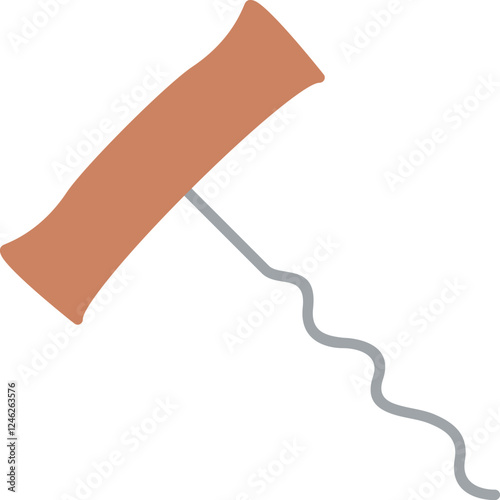 Unique Corkscrew Vector Icon