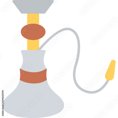 Unique Hookah Vector Icon