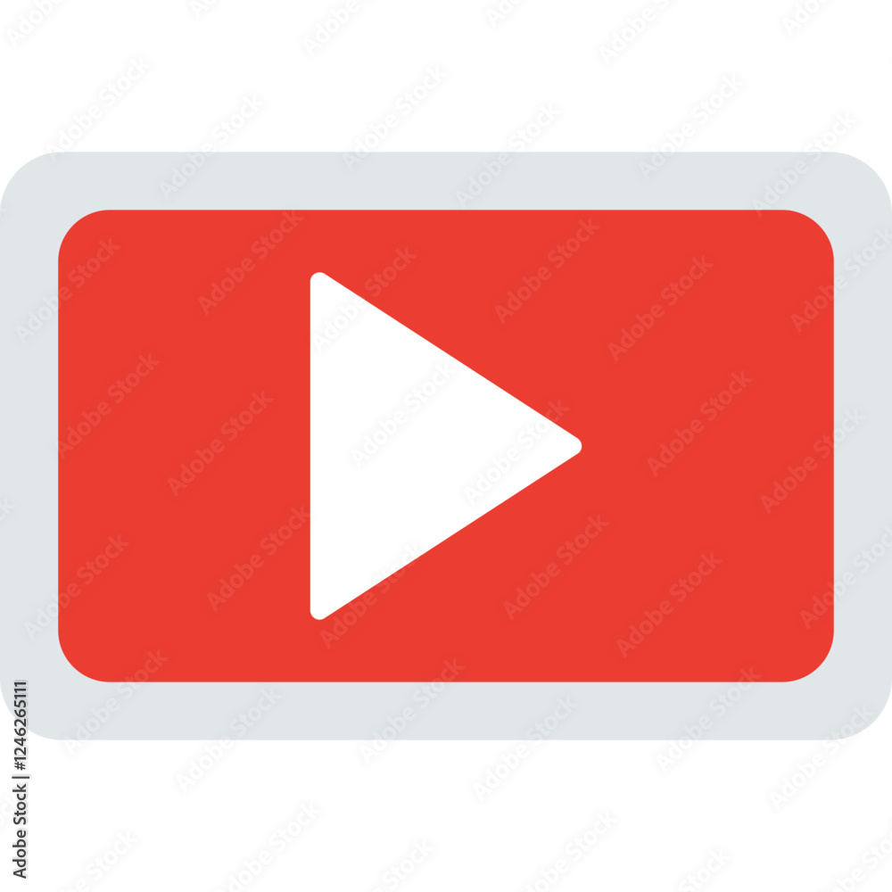 Unique Video Communication Vector Icon Unique Video Communication Vector Icon