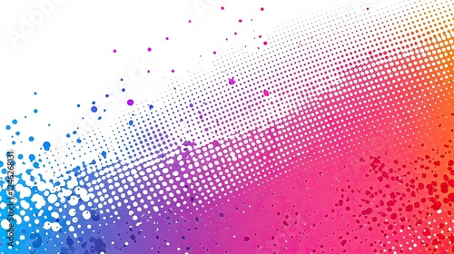 Abstract Colorful Dotted Pattern Design Background