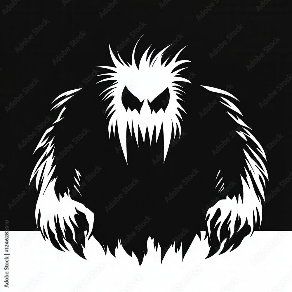Scary Monster Silhouette Scary Monster Silhouette
