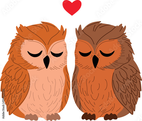 Owls in love