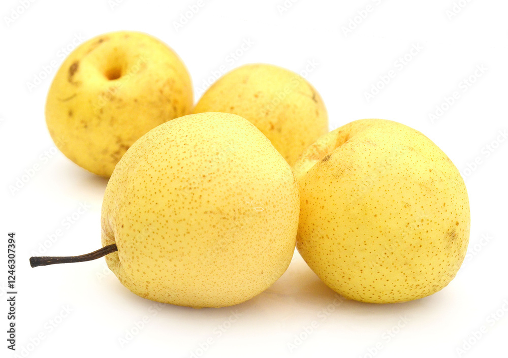 Fototapeta premium Comice Pear Isolated On White Background - stock photo 