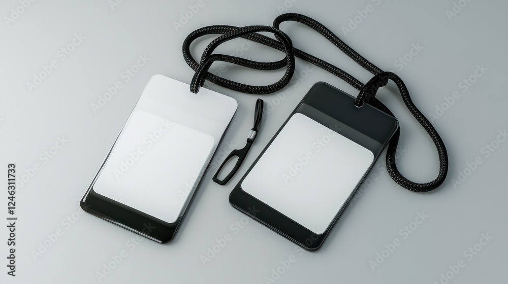 Blank ID Cards with Lanyards Blank ID Cards with Lanyards