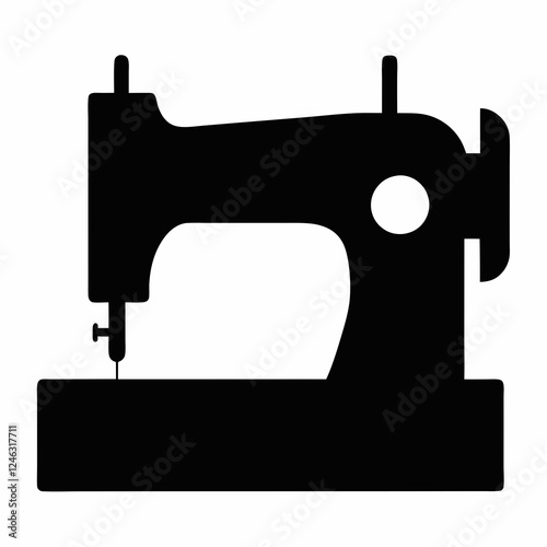  swing Machine vector silhouette, AI generated vector