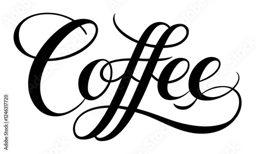 Coffee Calligraphy & Vintage Typography Stylish Script Lettering