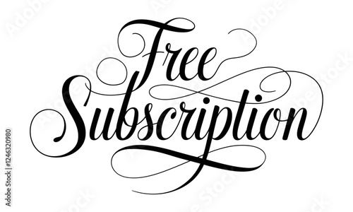 Free Subscription Calligraphy & Vintage Typography |Stylish Script, Handwritten Lettering