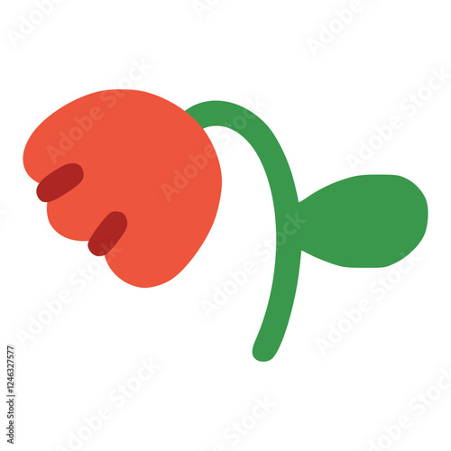 Wiggle rose with children style