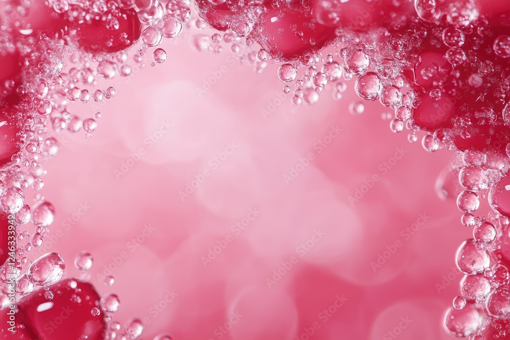 Romantic Dragon-Themed Background for Valentine's Day with Red Bubbles and Heart Accent Romantic Dragon-Themed Background for Valentine's Day with Red Bubbles and Heart Accent