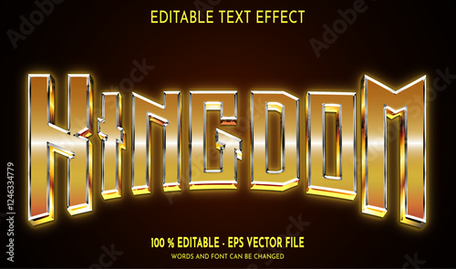KIingdom Editable Text Effect