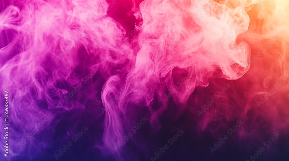 Colorful smoke swirls, abstract background Colorful smoke swirls, abstract background