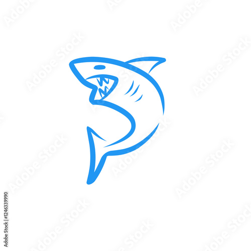 shark logo design