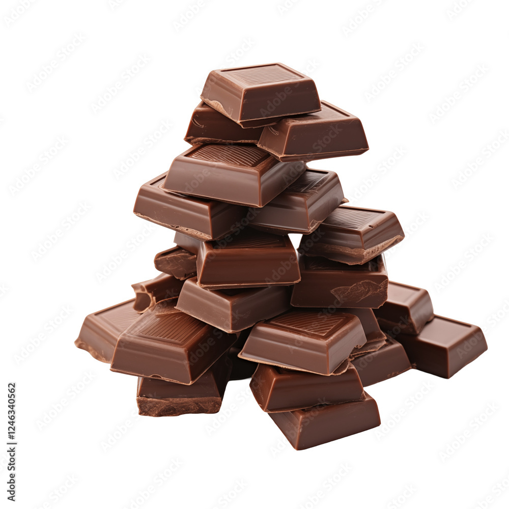 chocolate pieces isolated on transparent background Remove png, Clipping Path, pen tool chocolate pieces isolated on transparent background Remove png, Clipping Path, pen tool