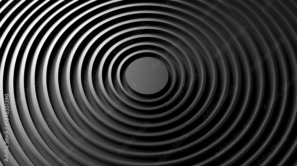 Obraz premium Concentric circles, abstract background, design