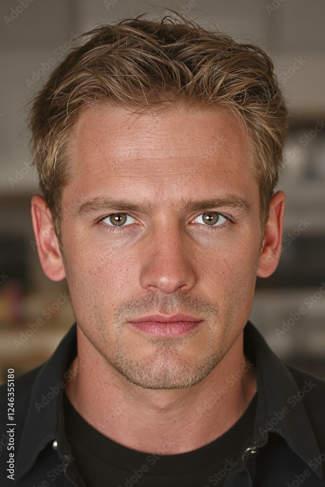 Fototapeta premium Charming and Expressive Male Portrait