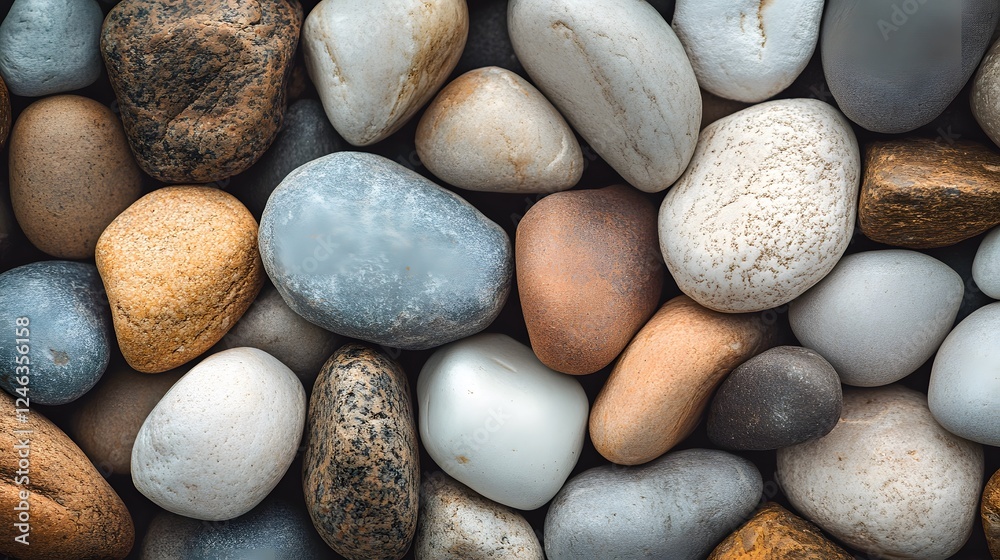 A close-up of pebbles and rocks on the beach
A close-up of pebbles and rocks on the beach