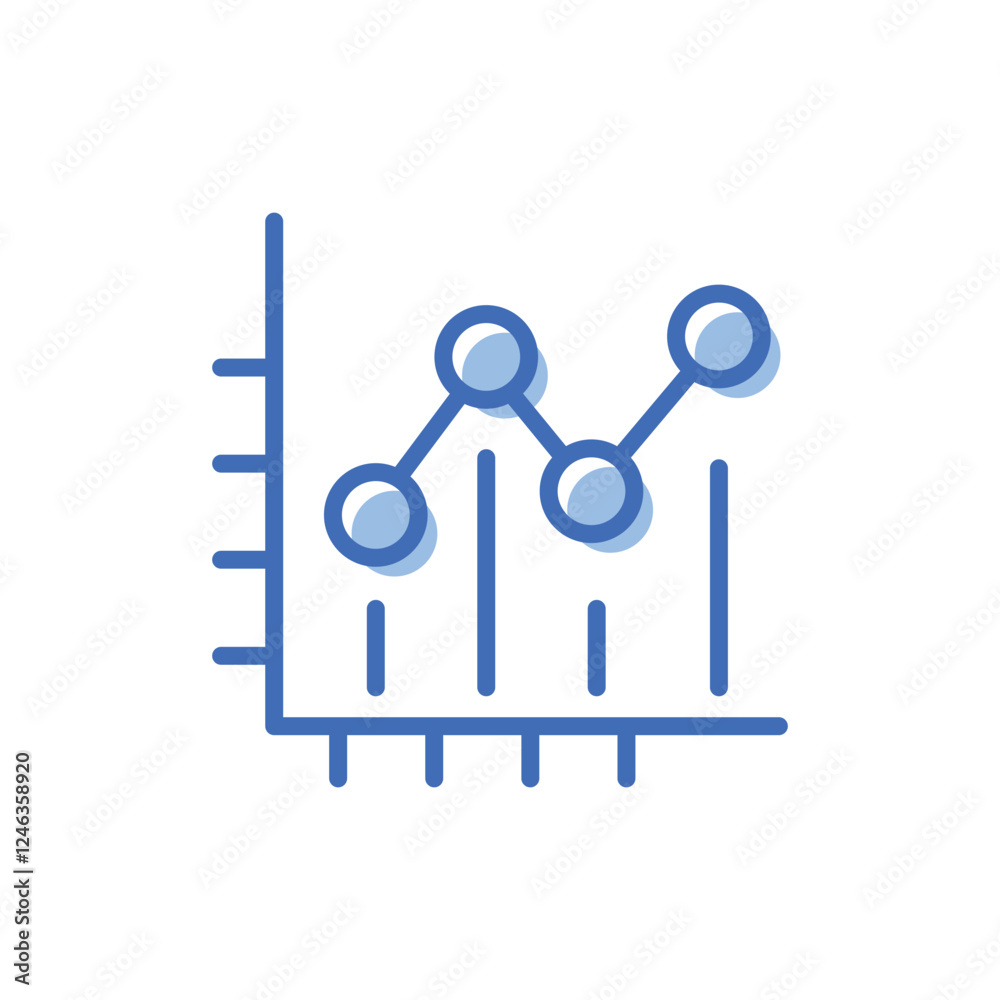 Chart vector icon Chart vector icon