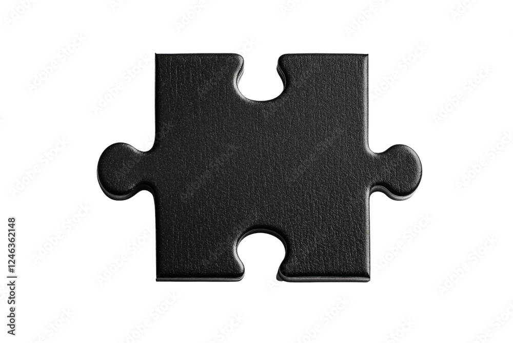 Single Jigsaw Puzzle Piece with Smooth Rounded Edges and Perfect Cutouts Isolated on Transparent Background Single Jigsaw Puzzle Piece with Smooth Rounded Edges and Perfect Cutouts Isolated on Transparent Background