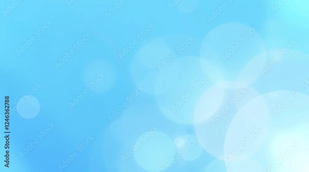 Serene Abstract Blue Background with Soft Circular Shapes & Gradients Serene Abstract Blue Background with Soft Circular Shapes & Gradients
