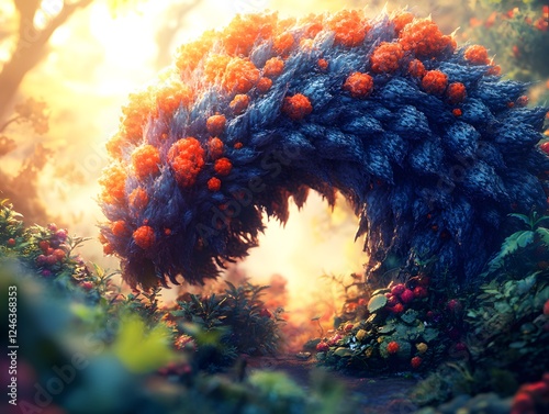 Stunning illustrations with intricate details and vibrant colors, depicting a fantastical world full of life. Perfect for fantasy book covers, art posters, or any project that needs to stand out.