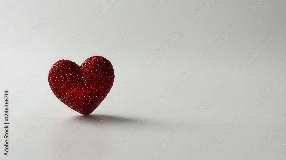 Fototapeta premium heart, love, valentine, shape, symbol, romance, red, day, isolated, valentines, celebration, holiday, romantic, passion, heart shape, decoration, candy, glass, wedding, 3d, sweet, gift, valentine's da