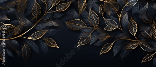 Elegant Floral Organic Texture Wallpaper | Luxurious Abstract Background