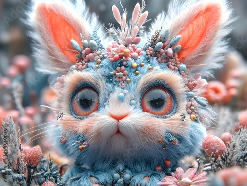 Stunning illustrations with intricate details and vibrant colors, depicting a fantastical world full of life. Perfect for fantasy book covers, art posters, or any project that needs to stand out.