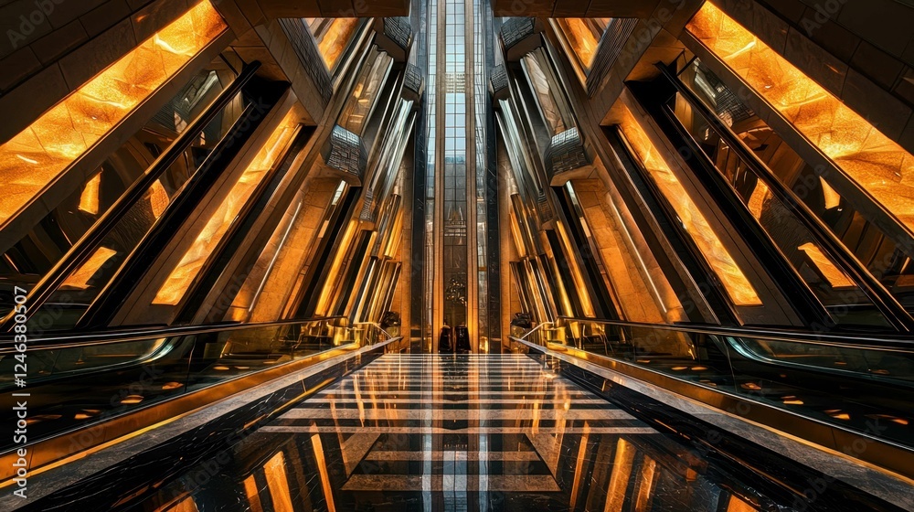 Stunning Modern Architecture with Reflective Surfaces and Lighting Stunning Modern Architecture with Reflective Surfaces and Lighting