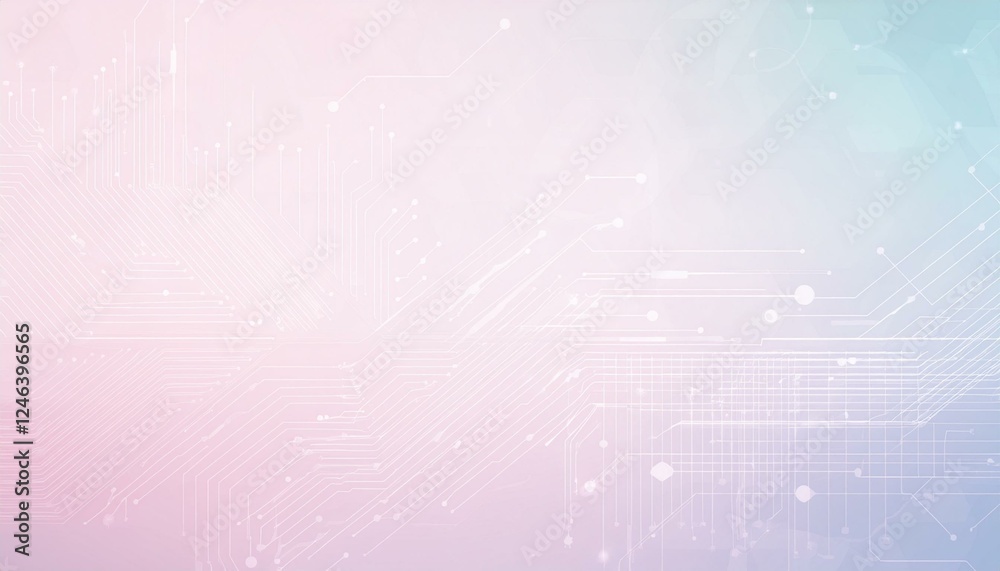 Fototapeta premium Abstract circuit board High-tech technology abstract background; network business concept, banner