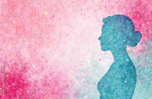 Background with space for text on the theme of International Women's Day