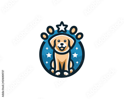 vector illustration of a dog