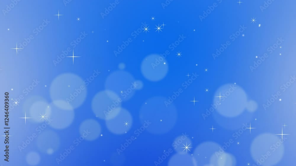 Beautiful sparkling gradation loop background (blue) Beautiful sparkling gradation loop background (blue)