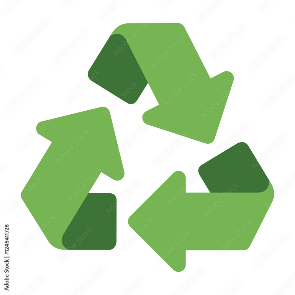 Recycle Sign Vector Illustration: Set of Packaging Symbols and Green Cycle Icons Recycle Sign Vector Illustration: Set of Packaging Symbols and Green Cycle Icons