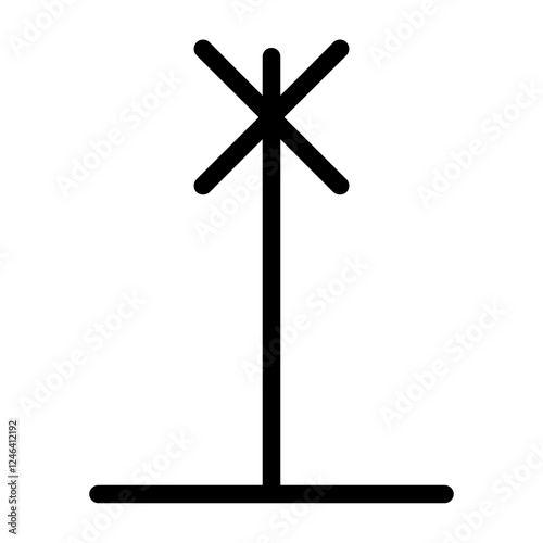 Fotografie Level Crossing Icon