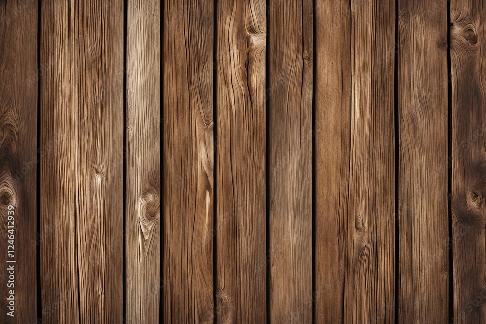 Naklejka premium Brown Wood Texture Background