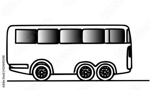 bus vector illustration