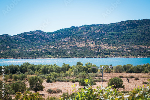 Lago cerca de Manzares del Real photo