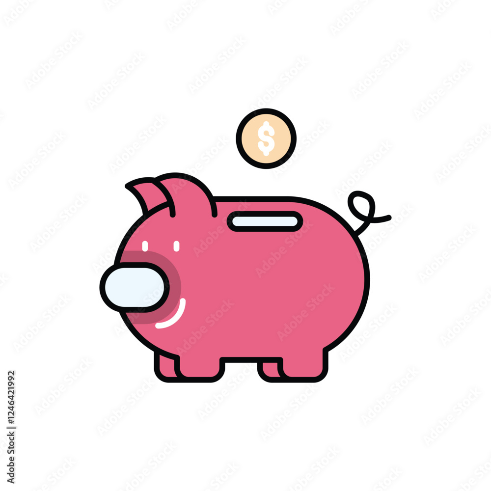 Obraz premium Savings vector icon