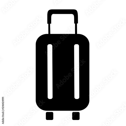 vector illustration of a suitcase