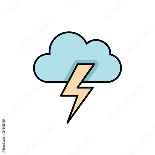 Stormy Weather vector icon